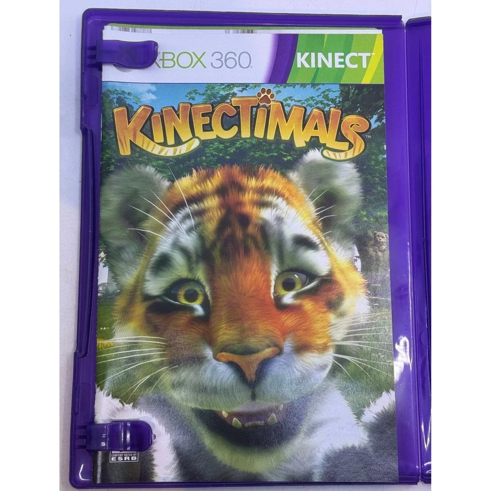 Kinectimals Microsoft Xbox 360 Kinect Required Video Game with Manual